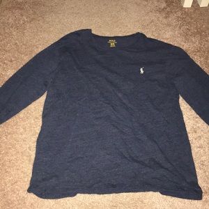 Men’s Blue Long Sleeve Polo Ralph Lauren shirt